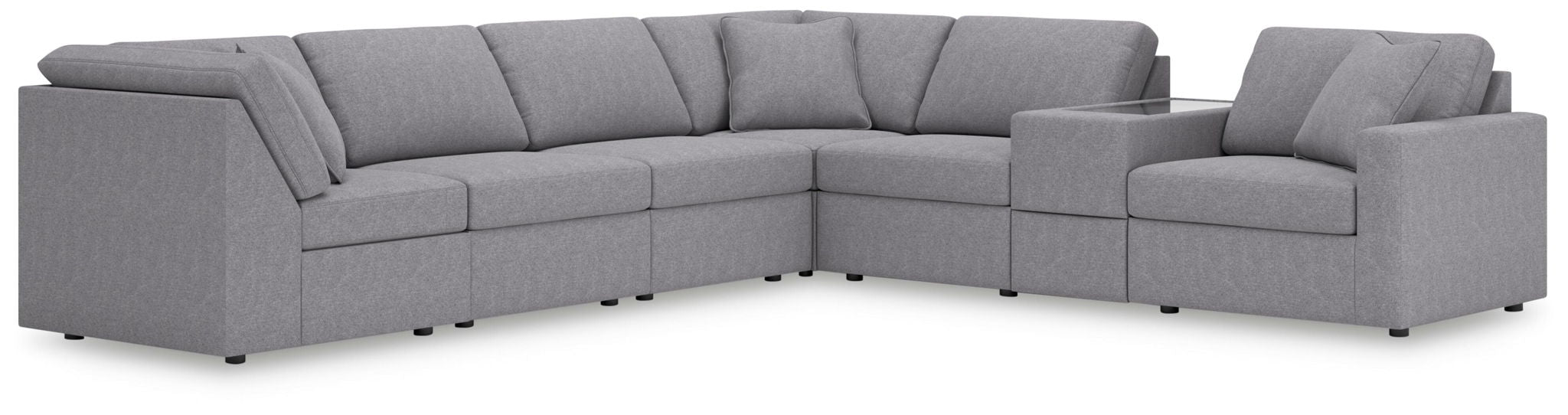 Modmax - Sectional - Granite – Stationary Sectionals by Signature Design by Ashley® at Furniture Wholesale Plus , Nashville furniture store