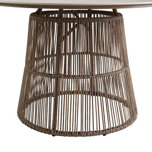 Alesso - Round Dining Table - Brown / Sand – Dining Tables by Elements International at Furniture Wholesale Plus , Nashville furniture store