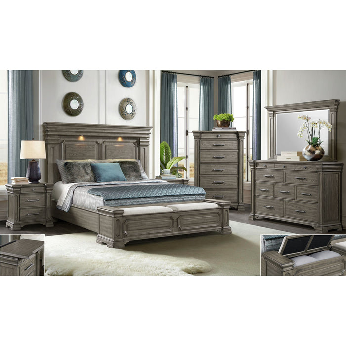 Kings Court - Storage Bed – Storage Beds by Elements International at Furniture Wholesale Plus , Nashville furniture store
