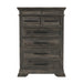 Park Ridge - 6-Drawer Chest - Charcoal – Accent Chests by Elements International at Furniture Wholesale Plus , Nashville furniture store
