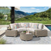 Ollie - Round Coffee Table - Tan – Coffee Tables by Elements International at Furniture Wholesale Plus , Nashville furniture store