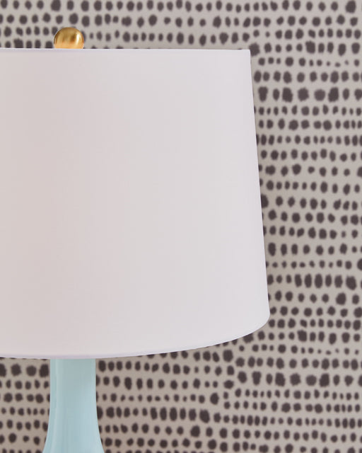 Rylanton - Glass Table Lamp - Aqua – Table Lamps by Signature Design by Ashley® at Furniture Wholesale Plus , Nashville furniture store