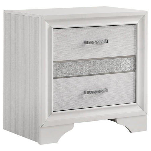 Miranda - 2-Drawer Nightstand - Premium Accent Nightstands from CoasterEveryday - Just $199! Shop now at Furniture Wholesale Plus  We are the best furniture store in Nashville, Hendersonville, Goodlettsville, Madison, Antioch, Mount Juliet, Lebanon, Gallatin, Springfield, Murfreesboro, Franklin, Brentwood