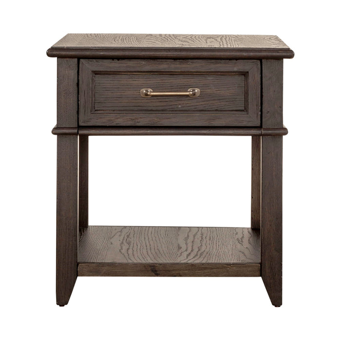 Mill Creek - Drawer End Table - Peppercorn – End Tables by Liberty Furniture at Furniture Wholesale Plus , Nashville furniture store