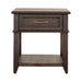 Mill Creek - Drawer End Table - Peppercorn – End Tables by Liberty Furniture at Furniture Wholesale Plus , Nashville furniture store