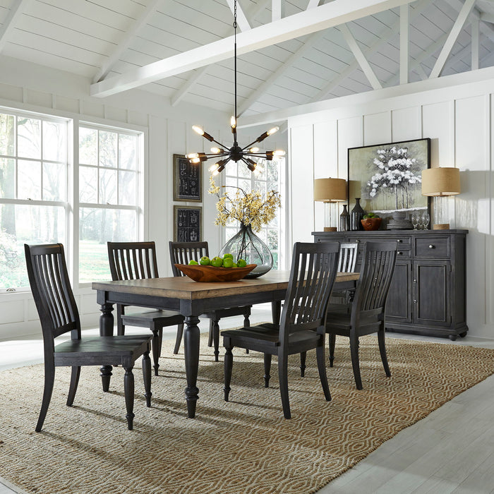 Harvest Home - Rectangular Table Set – 5 Piece Dining Room Sets by Liberty Furniture at Furniture Wholesale Plus , Nashville furniture store
