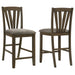 Canfield - Counter Height Dining Side Chair (Set of 2) - Brown – Chair Sets by Coaster Fine Furniture at Furniture Wholesale Plus , Nashville furniture store