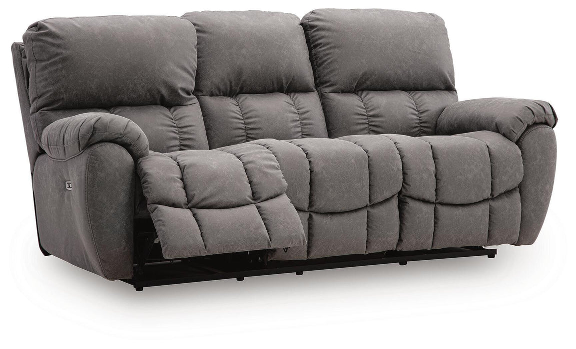 Bakerstein - Power Reclining Sofa With Adjustable Headrest - Galaxy – Reclining Sofas by Signature Design by Ashley® at Furniture Wholesale Plus , Nashville furniture store