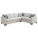 Ashford - Chenille Upholstered Sleeper Sectional Sofa - Greige – Stationary Sectionals by Coaster Fine Furniture at Furniture Wholesale Plus , Nashville furniture store