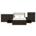 Sylvie - Bedroom Set With Upholstered Bed – 3 Piece Bedroom Sets by Elements International at Furniture Wholesale Plus , Nashville furniture store