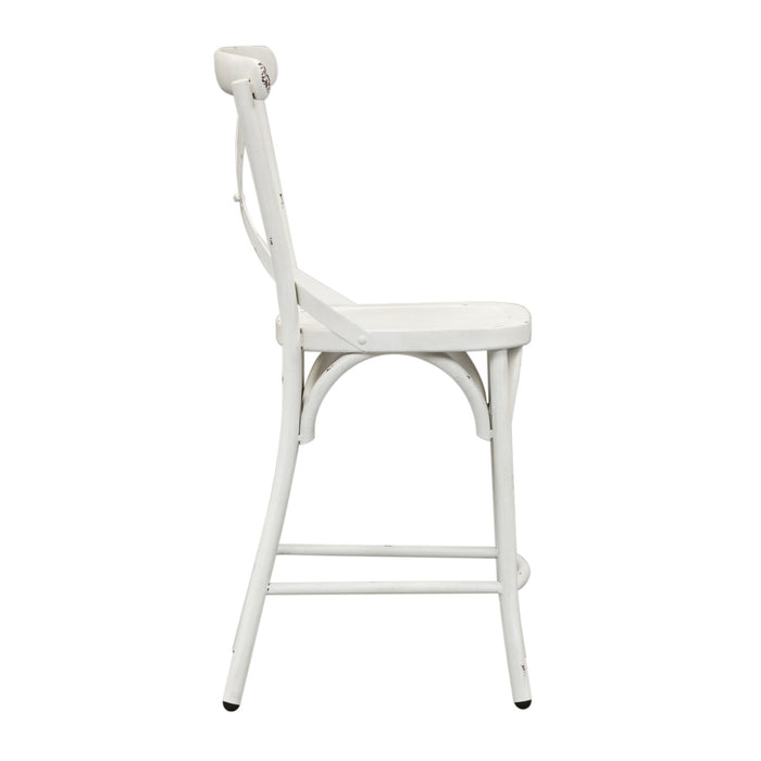 Vintage Series - X Back Counter Chair – Counter Chairs by Liberty Furniture at Furniture Wholesale Plus , Nashville furniture store