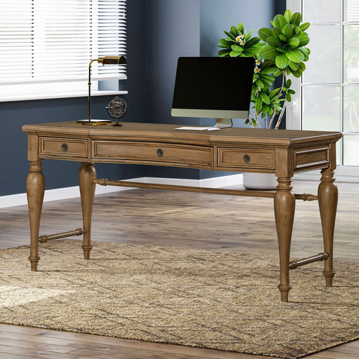 Reynolda - Writing Desk - Camel Beige – Writing Desks by Liberty Furniture at Furniture Wholesale Plus , Nashville furniture store