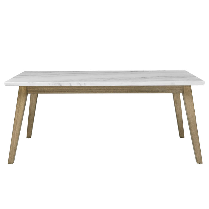 Vida - Marble Top Dining Table - Dark Brown – Dining Tables by Steve Silver Furniture at Furniture Wholesale Plus , Nashville furniture store