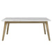 Vida - Marble Top Dining Table - Dark Brown – Dining Tables by Steve Silver Furniture at Furniture Wholesale Plus , Nashville furniture store