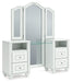 Kozlani - Vanity With Mirror - White – Vanity Sets by Signature Design by Ashley® at Furniture Wholesale Plus , Nashville furniture store