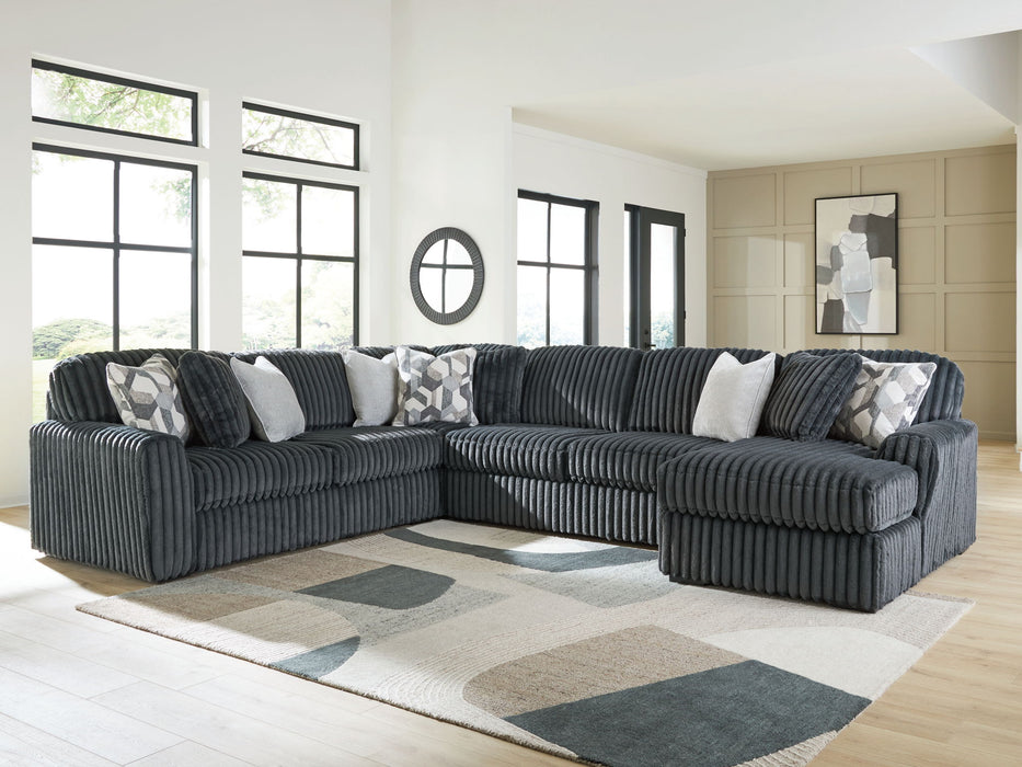 Midnight-Madness - Sectional – Stationary Sectionals by Signature Design by Ashley® at Furniture Wholesale Plus , Nashville furniture store