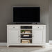 Allyson Park - 68" Highboy TV Console - Wirebrushed White / Charcoal – TV Stands by Liberty Furniture at Furniture Wholesale Plus , Nashville furniture store