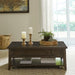 Paradise Valley - Rectangular Cocktail Table - Saddle Brown – Cocktail Tables by Liberty Furniture at Furniture Wholesale Plus , Nashville furniture store