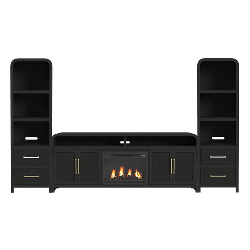 Ridgemont - 4 Piece Entertainment Unit With 82" TV Console – Entertainment Centers by Elements International at Furniture Wholesale Plus , Nashville furniture store