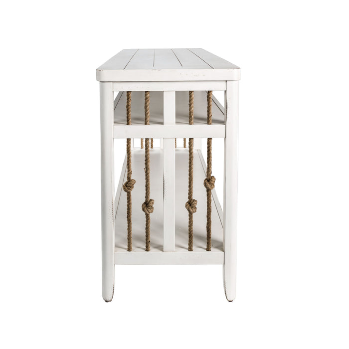 Dockside - Sofa Table - White – Sofa Tables by Liberty Furniture at Furniture Wholesale Plus , Nashville furniture store