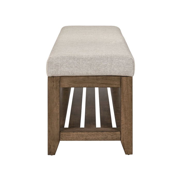Shaker Lakes - Bed Bench - Harvest Brown – Bed Benches by Liberty Furniture at Furniture Wholesale Plus , Nashville furniture store