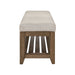 Shaker Lakes - Bed Bench - Harvest Brown – Bed Benches by Liberty Furniture at Furniture Wholesale Plus , Nashville furniture store