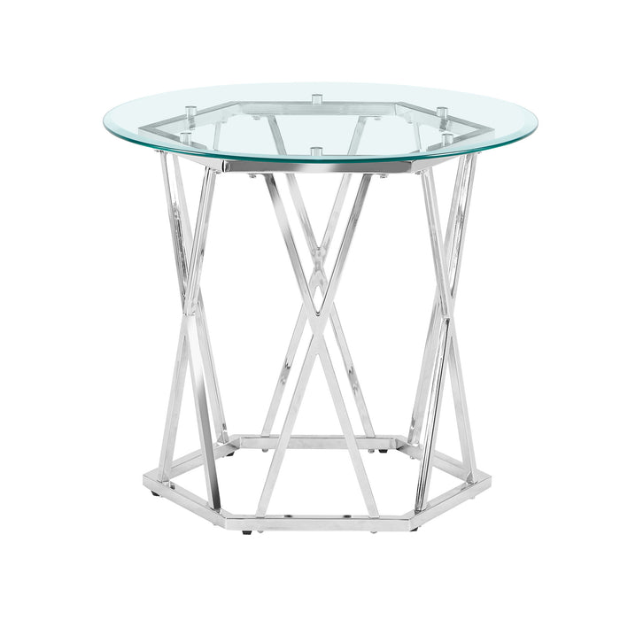 Escondido - End Table - Silver – End Tables by Steve Silver Furniture at Furniture Wholesale Plus , Nashville furniture store