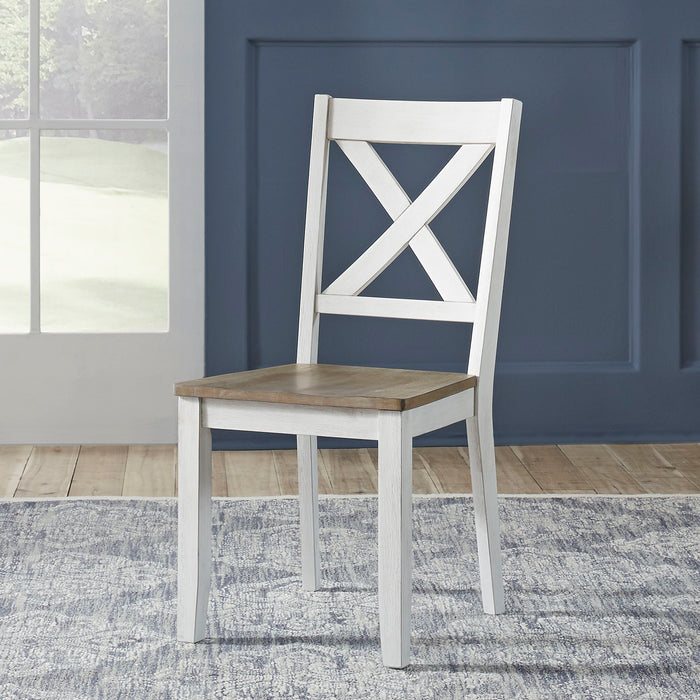 Lakeshore - X Back Side Chair – Side Chairs by Liberty Furniture at Furniture Wholesale Plus , Nashville furniture store