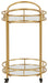 Wynora - Bar Cart - Gold – Bar Carts by Signature Design by Ashley® at Furniture Wholesale Plus , Nashville furniture store