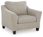 Willarae - 2 Pc. - Chair And A Half, Ottoman - Taupe – Stationary Chair & Ottoman by Benchcraft® at Furniture Wholesale Plus , Nashville furniture store