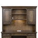 Amelia - Jr Executive Credenza Hutch - Antique Toffee – Hutches by Liberty Furniture at Furniture Wholesale Plus , Nashville furniture store