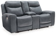 Mindanao - Power Reclining Loveseat With Console /Adj Hdrst – Reclining Loveseats by Signature Design by Ashley® at Furniture Wholesale Plus , Nashville furniture store