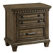 Mccoy - 2 Drawer Nightstand With USB – Nightstands w/ Charging Stations by Elements International at Furniture Wholesale Plus , Nashville furniture store