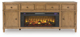 Sharlance - 81" TV Stand With Electric Fireplace – Fireplace TV Stands by Signature Design by Ashley® at Furniture Wholesale Plus , Nashville furniture store