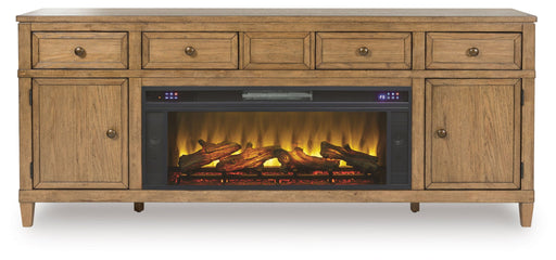 Sharlance - 81" TV Stand With Electric Fireplace - Premium Fireplace TV Stands from Signature Design by Ashley® - Just $1518! Shop now at Furniture Wholesale Plus  We are the best furniture store in Nashville, Hendersonville, Goodlettsville, Madison, Antioch, Mount Juliet, Lebanon, Gallatin, Springfield, Murfreesboro, Franklin, Brentwood