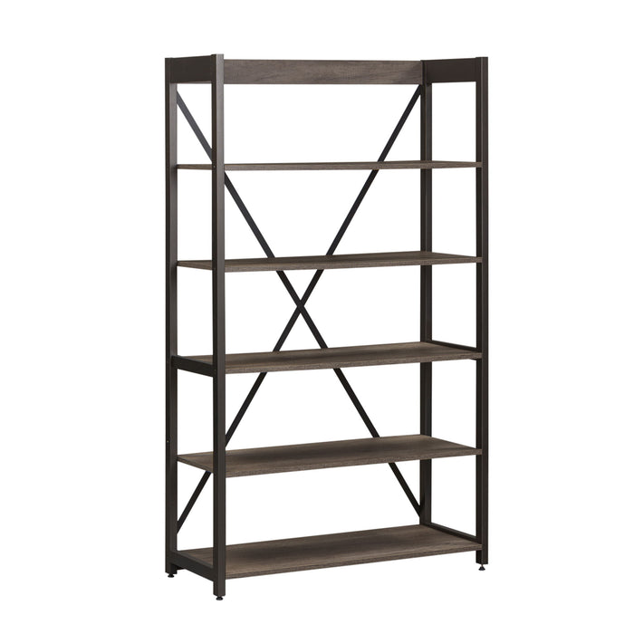Tanners Creek - Bookcase - Graystone – Standard Bookcases by Liberty Furniture at Furniture Wholesale Plus , Nashville furniture store