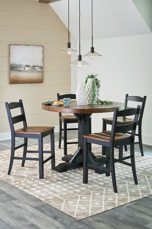 Valebeck - Counter Height Dining Room Set - Premium 4 Piece Dining Room Sets from Signature Design by Ashley® - Just $708! Shop now at Furniture Wholesale Plus  We are the best furniture store in Nashville, Hendersonville, Goodlettsville, Madison, Antioch, Mount Juliet, Lebanon, Gallatin, Springfield, Murfreesboro, Franklin, Brentwood