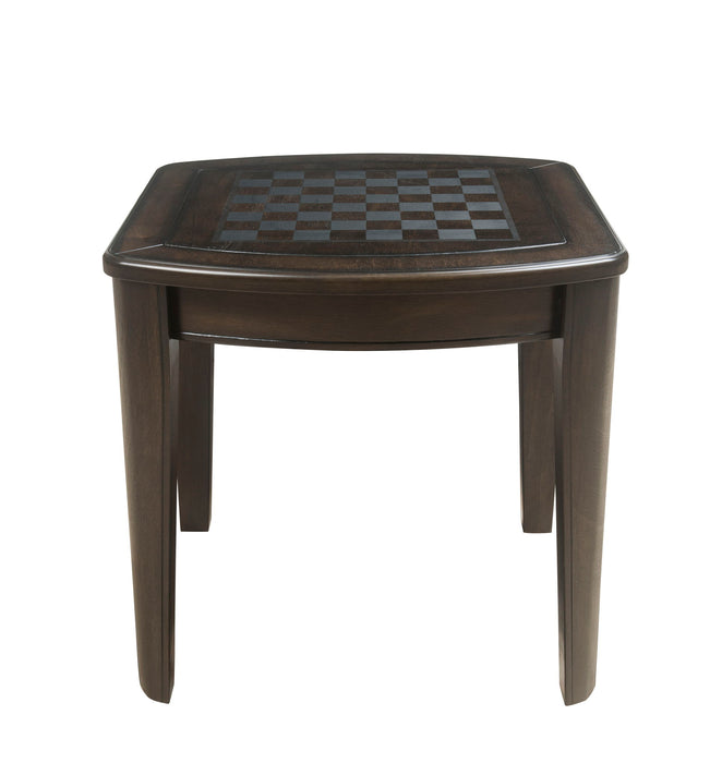 Diletta - Game End Table - Brown – End Tables by Steve Silver Furniture at Furniture Wholesale Plus , Nashville furniture store