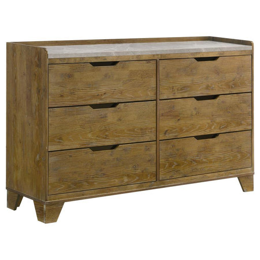 Henderson - 6-Drawer Bedroom Dresser Cabinet – Dressers by Coaster Fine Furniture at Furniture Wholesale Plus , Nashville furniture store
