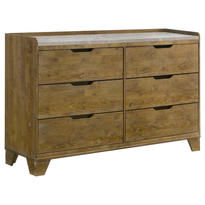 Henderson - 6-Drawer Bedroom Dresser Cabinet – Dressers by Coaster Fine Furniture at Furniture Wholesale Plus , Nashville furniture store