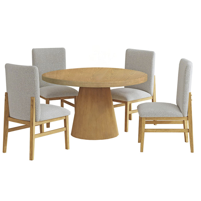 Portland - Rectangular Dining Room Set – 5 Piece Dining Room Sets by Elements International at Furniture Wholesale Plus , Nashville furniture store