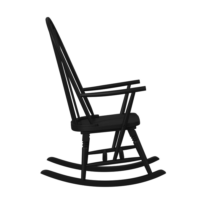 Heritage - Rocking Chair - Black – Rocker Chairs by Elements International at Furniture Wholesale Plus , Nashville furniture store