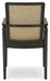 Galliden - Dining Upholstered Arm Chair (Set of 2) - Black – Chair Sets by Signature Design by Ashley® at Furniture Wholesale Plus , Nashville furniture store