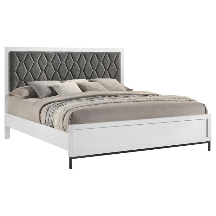 Sonora - Upholstered Panel Bed – Upholstered Beds by Coaster Fine Furniture at Furniture Wholesale Plus , Nashville furniture store