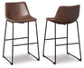Centiar - Upholstered Barstool (Set of 2) – Stool Sets by Signature Design by Ashley® at Furniture Wholesale Plus , Nashville furniture store