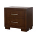 Jessica - 2-Drawer Nightstand – Accent Nightstands by CoasterEssence at Furniture Wholesale Plus , Nashville furniture store