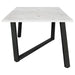 Mayer - Rectangular Faux Marble Dining Table - White – Dining Tables by CoasterEssence at Furniture Wholesale Plus , Nashville furniture store