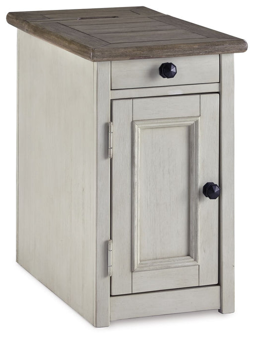 Bolanburg - Chair Side End Table - Premium Chair Side Tables from Signature Design by Ashley® - Just $188! Shop now at Furniture Wholesale Plus  We are the best furniture store in Nashville, Hendersonville, Goodlettsville, Madison, Antioch, Mount Juliet, Lebanon, Gallatin, Springfield, Murfreesboro, Franklin, Brentwood