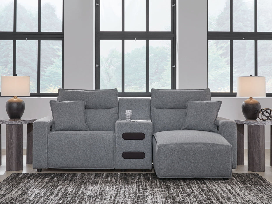 ModMax II - Salt And Pepper - Reclining Sectional – Reclining Sectionals by Signature Design by Ashley® at Furniture Wholesale Plus , Nashville furniture store