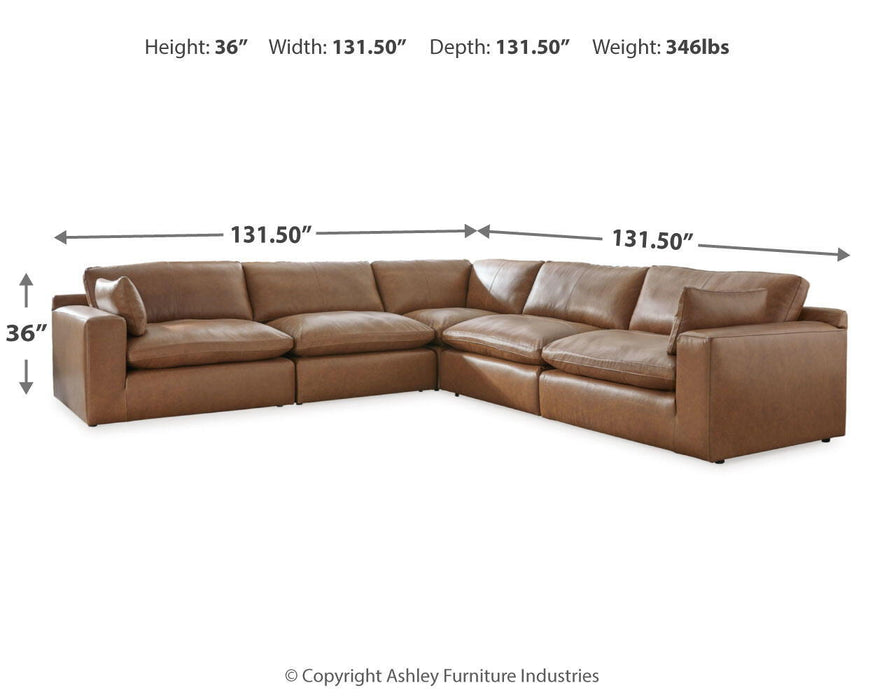 Emilia - Sectional – Stationary Sectionals by Signature Design by Ashley® at Furniture Wholesale Plus , Nashville furniture store